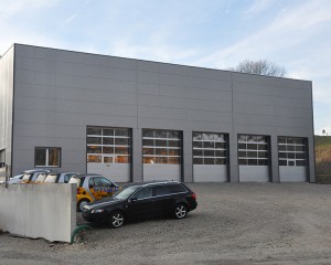 halle industrielle, locaux administratifs